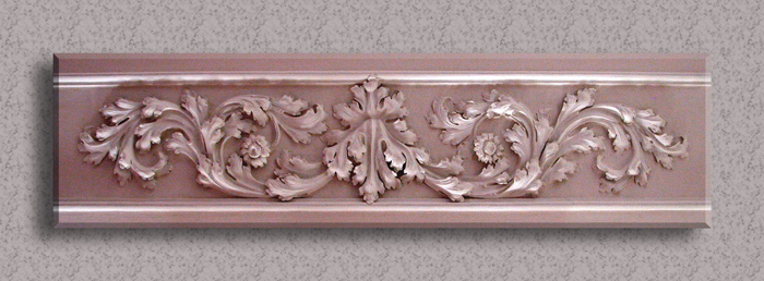 Plaster detail inside St. Peter Kirche