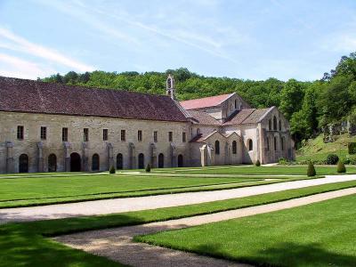 The famous Cistercian Abbaye de Fontenay, northwest of Dijon