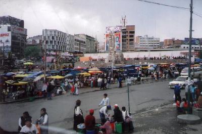 Mercado em La Paz