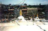 Vista da praa - bairro de refugiados tibetanos