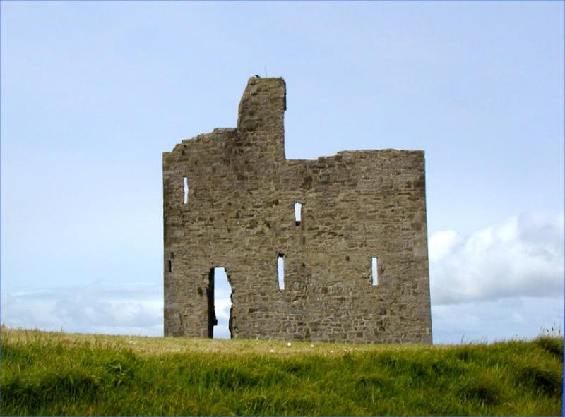 Ballybunion castle ruin