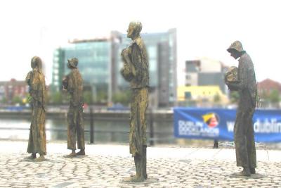Famine memorial in Dublin
