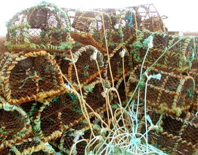 Fishing nets at Dingle Bay pier