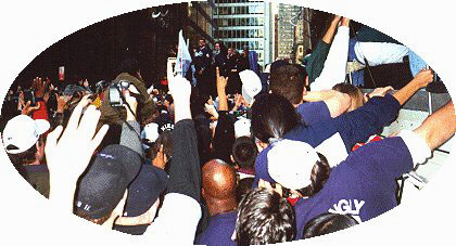 1996 ticker tape parade for Yankees