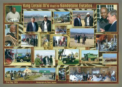 King Letsie 111 Visit Collage
