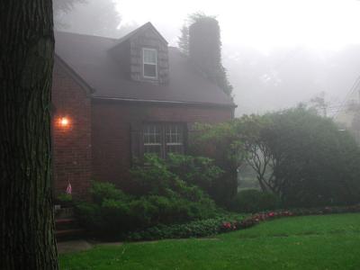 House in the haze