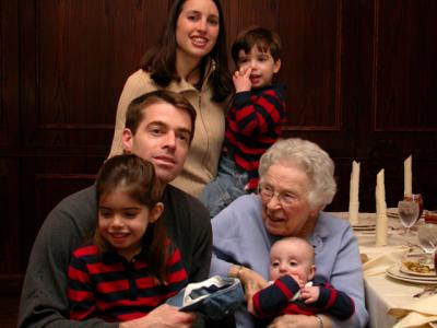 Gigi with Ken, Karen and kids
