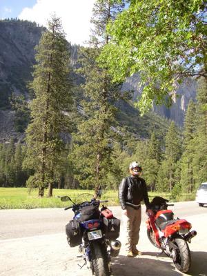 Preparing to ride back home