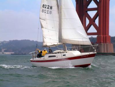 sailing out the gate