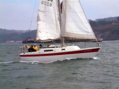 sailing out the gate