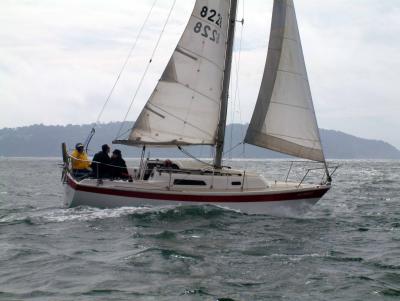 sailing out the gate