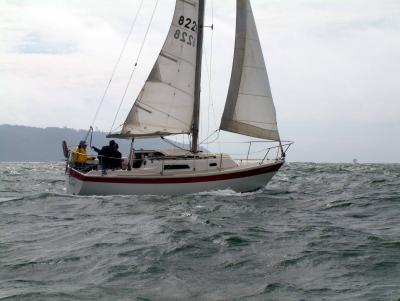 sailing out the gate