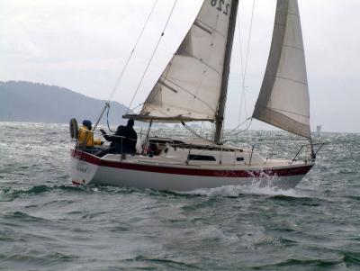 sailing out the gate