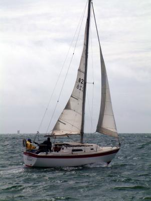 sailing out the gate