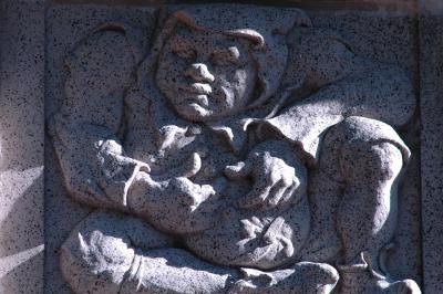 silly stone man