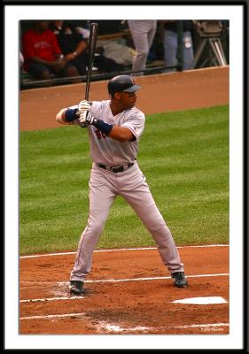 Ellis Burks playing in his 2000th major league game. Retiring at the end of the season.