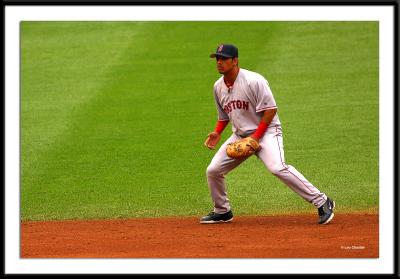 Red Sox shortstop Orlando Cabrerra.