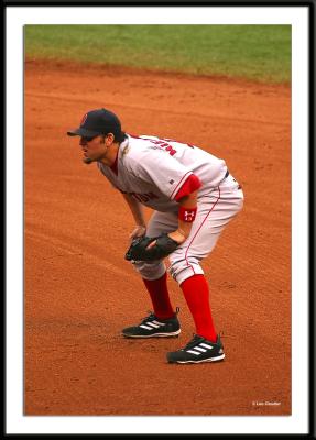 Doug Mientkiewicz, Gold Glove first baseman for Boston. A wizard at his trade.