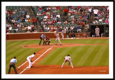 The view from the picnic area in right field at Oriole Park.