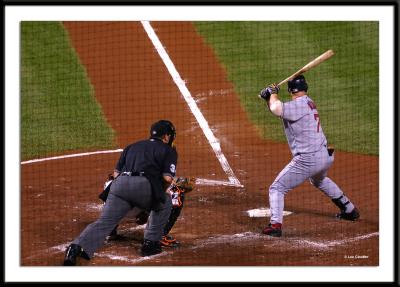 Trot Nixon gets ready to take his swing against Sidney Ponson during Game 2 of the double header.