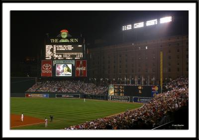 Oriole Park at Camden Yard, night game, Oct 1, 2004