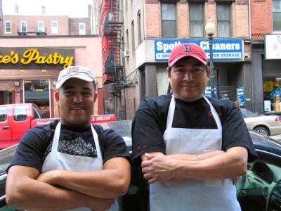 Chefs of The Daily Catch a wonderful Sicilian restaurant in the North End.jpg