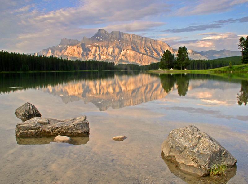 Sunrise on Mount Rundle II