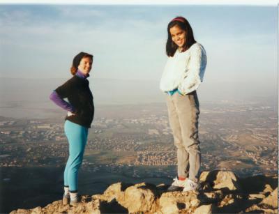 With Kalpana, on our favorite, Mission Peak