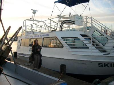 Our boat, The Skimmer