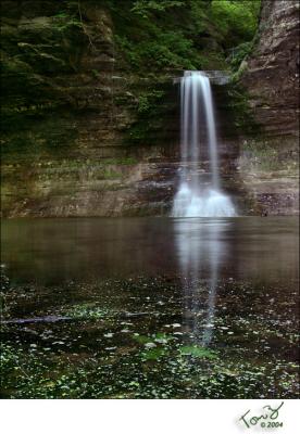 Waterfall at Matthiessen State Park