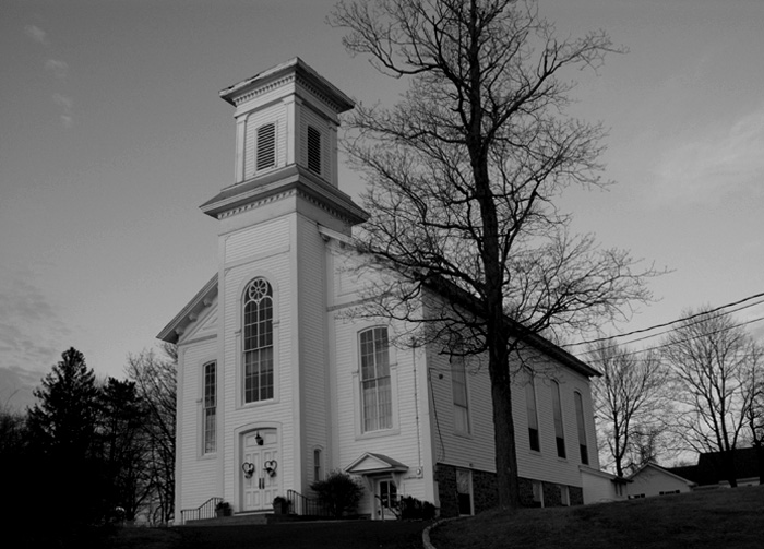 Sunset Mt Horeb Methodist B&W
