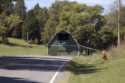 Horse barn