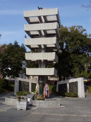 One of the many memorials