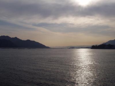 On the ferry from Honshu...
