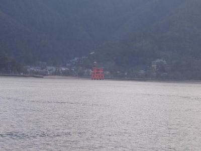 A view of the Otori from the boat