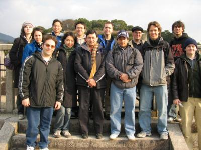 The class, with Prof. Edwards at the front