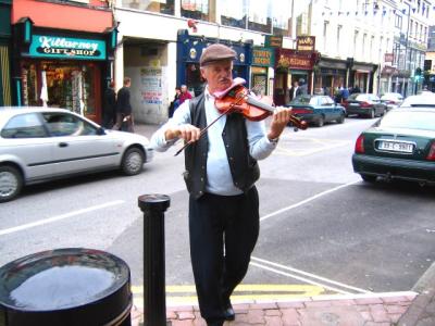 Ireland - One of several street musicians