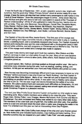 Albion 8th Grade  History - page 1