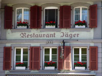 Front eines Restaurants