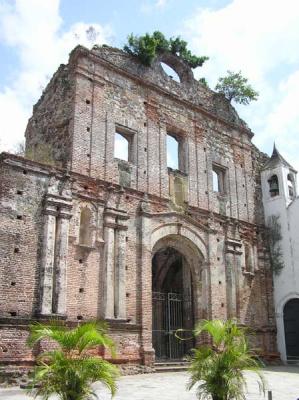 Ruins of Old Curch in Casco Viejo