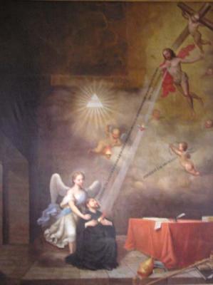 Painting in La Inglesia de San Agustin