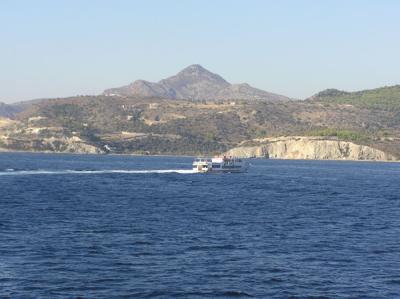 Cruising to Poros Past Aegina