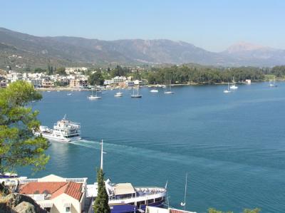 View of Poros from the Clock Tower