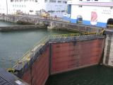 Just One of the Three Steps of the Gatun Locks
