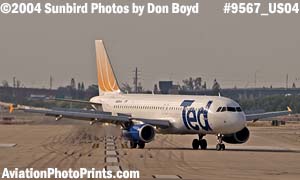 United Airlines Ted A320-232 N495UA aviation stock photo #9567