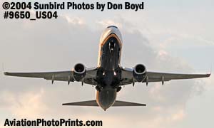 ATA B737-83N airliner aviation stock photo #9650