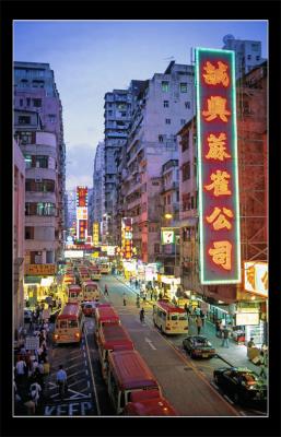 The busy Mong Kok