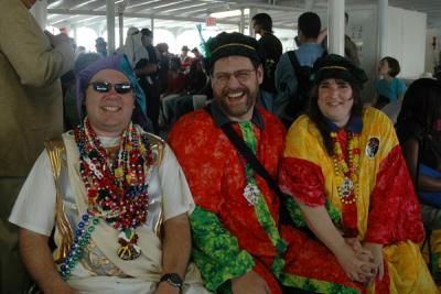 Drew, Craig & Judy anticipate joining up with the Calf Krewe