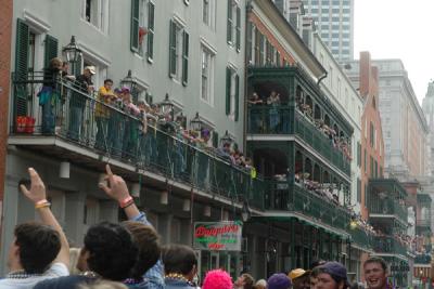 Bourbon Street balconies