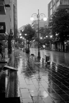 and drizzling